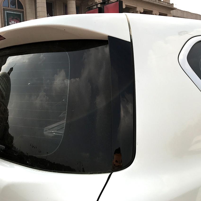 Боковой спойлер на заднее окно, крыло для Nissan Patrol Y62 2010-ABS, глянцевая черная крышка задней двери, сплиттер, боковой спойлер