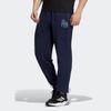 Adidas Штаны мужские спортивные с вышитым логотипом, темно-синие IB2740