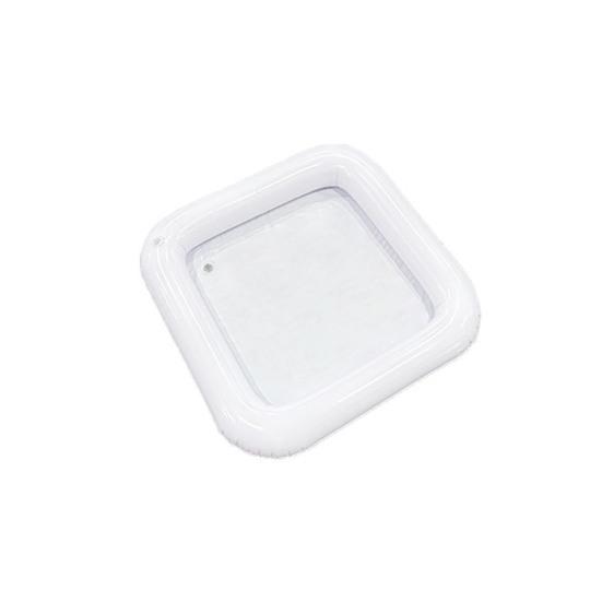 Надувной сервировочный бар Непротекающий ПВХ Летний Прямоугольный Квадратный Салат Лед Поднос Контейнер для еды и напитков Буфетный охладитель Принадлежности для вечеринки у бассейна на открытом воздухе