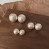 Hepburn Cotton Pearl Earrings: French Retro Style for Women’s Spring & Summer - Light Luxury, Internet Celebrity-Inspired Temperament.