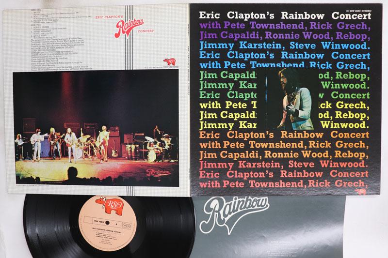 Виниловая пластинка ЭРИК КЛЭПТОН Eric Claptons Rainbow Concert с MW2080 RSO 1973 Япония Рок Б/у