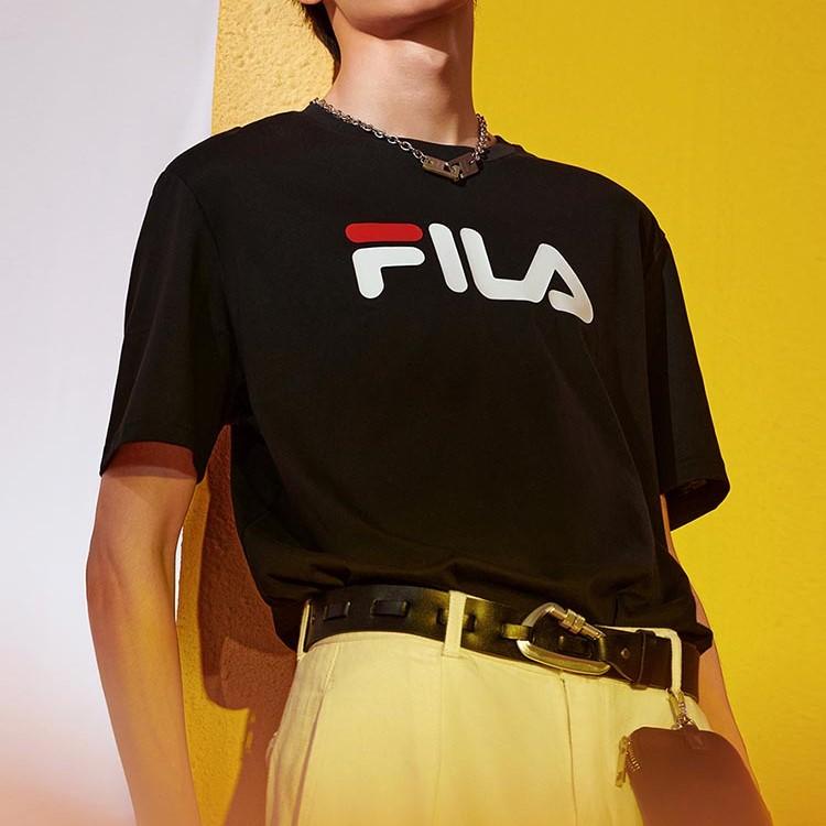 FILA Sports Life Collection T Shirt Unisex Obsidian Black F51U228199F-BK