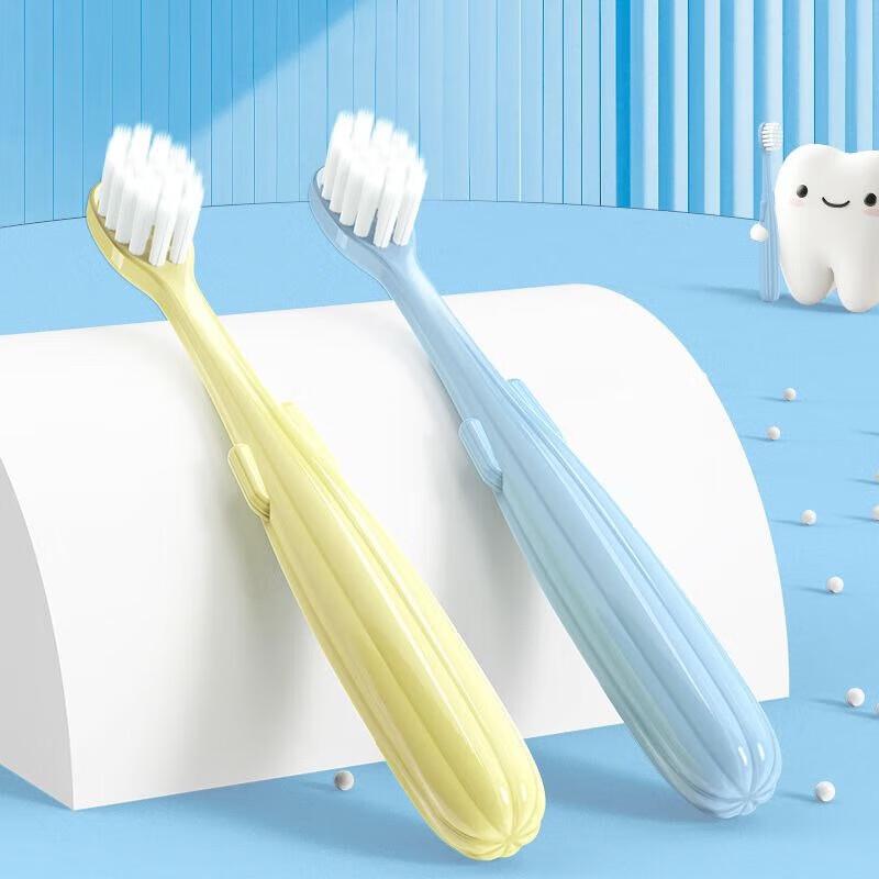 FAWNMUM Кактус Нет. 7 Двойная детская зубная щетка с мягкой щетиной
