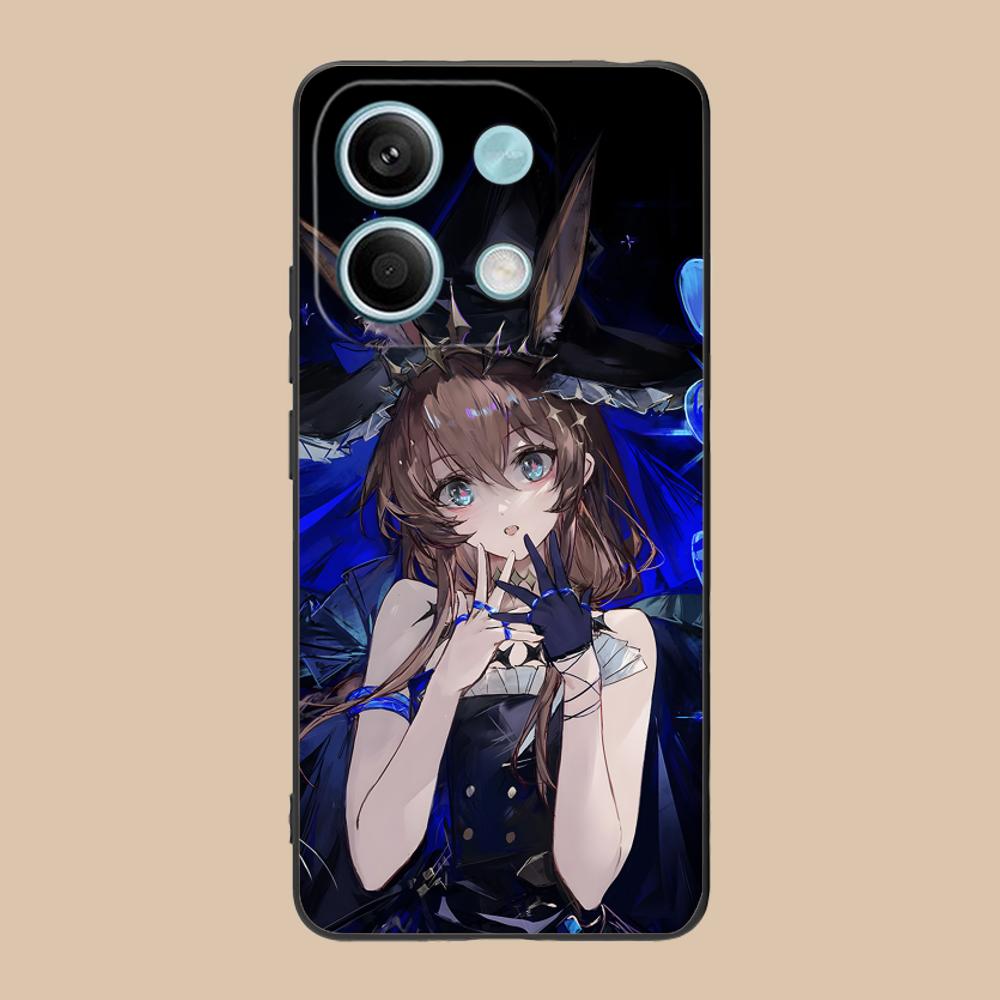 Чехол для мобильного телефона Arknights Amiya для Xiaomi 15 14 13 12 Mi 11 T Ultra Lite Pro S X 5G Цветная печать Защитный Роскошный Красивый