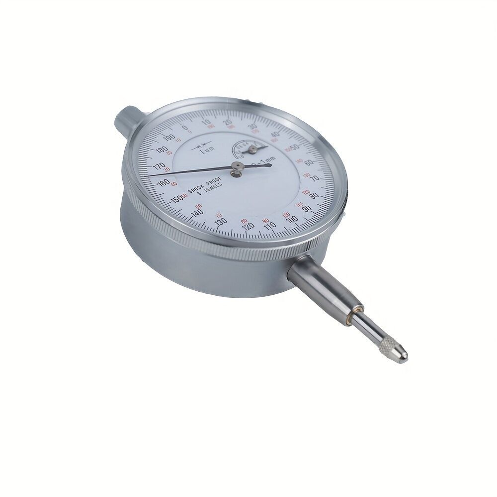 Range 0-1mm High Accuracy 0.001mm Earthquake-proof Mechanical Pointer Dial Gauge 8 Diamonds Neutral Unmarked Dial Indicator