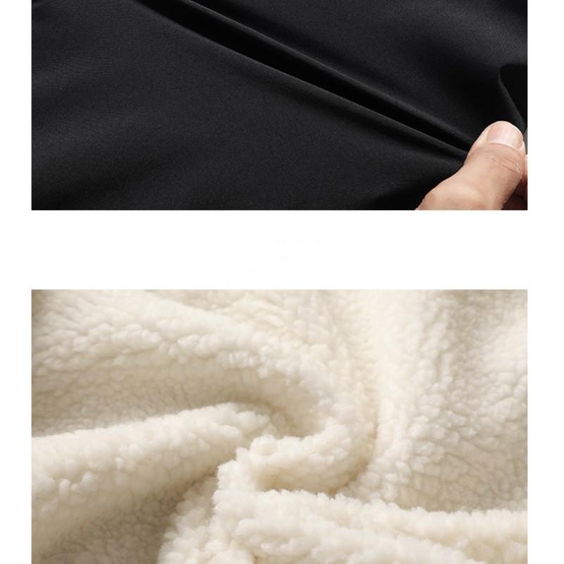 Men's Hooded Thick Lamb Wool Padded Jacket Explosive Fashion Coat Winter Wool Windproof Padded Jacket