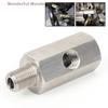 Oil Pressure Sensor Connector Feed Line Gauge Tee Adapter Oil Pressure Sensor Tee 1/8"NPT Female To M12 M10 M14 1/8NPT 1/4NPT