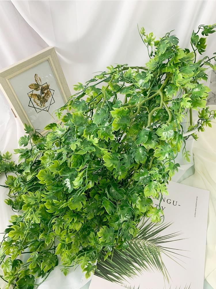 1 шт. искусственные лозы, искусственные подвесные растения в виде листьев черепахи, 100 см, пластиковая гирлянда из плюща, искусственные листья травы для украшения свадьбы и вечеринки в саду