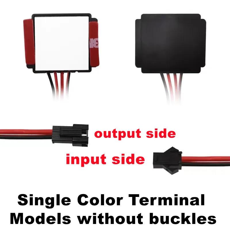 DC 12V 24V Зеркало Сенсорный Выключатель Датчик Зеркало Для Ванной Комнаты Зеркало Для Макияжа Светодиодный Монохромный Трехцветный Безэлектродный Регулировка Яркости