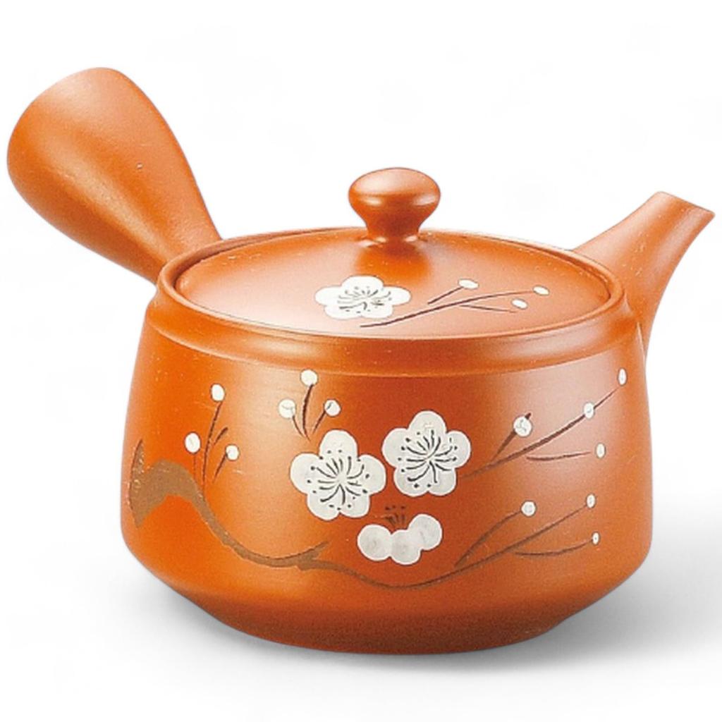 Commercial Teapot with Made In Japan J-kitchens Tokoname-yaki Strainer, 390cc,