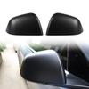 Наклейки на зеркала заднего вида для Tesla Model Y, ABS с углеродным волокном, Декор боковых накладок зеркала заднего вида, Модификация автомобиля для Model Y 2020-2025