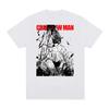Japanese Anime Chainsaw Unisex Tshirts 100 Cotton Unisex Tees EU Size Unisexga Graphic Print ShortSleeve Harajuku Tops
