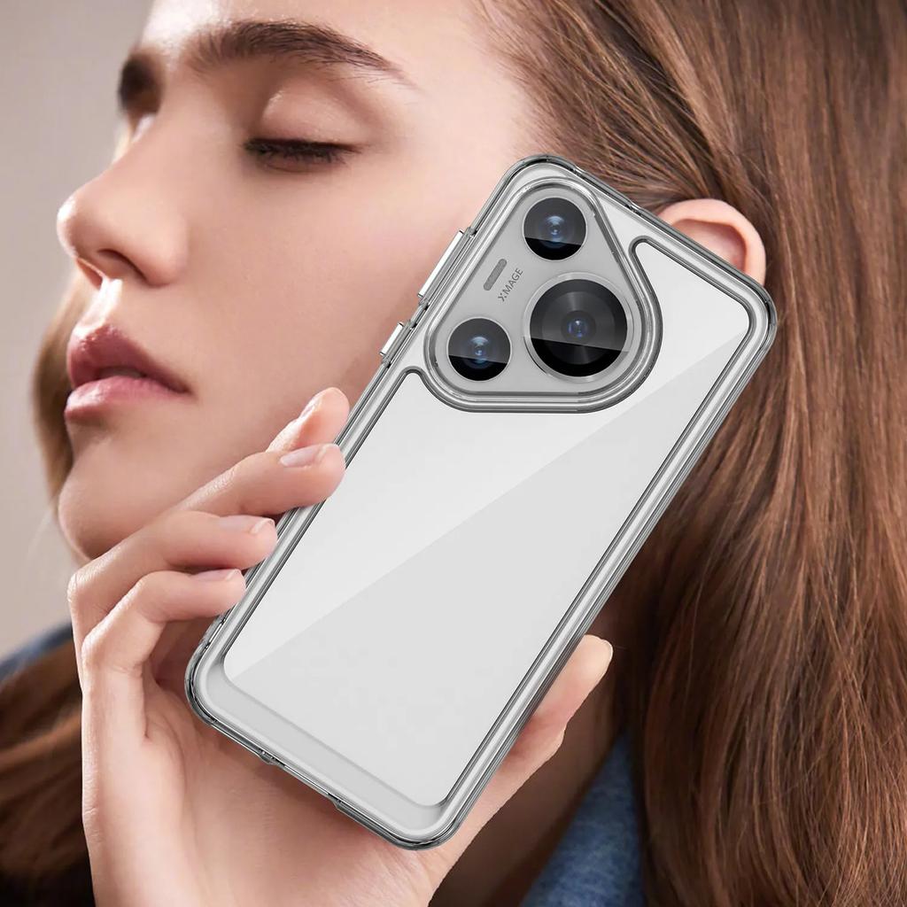 Phone Case For Huawei Pura 70 Pro/70 Pro Plus , Clear Transparent Phone Case Cover For Huawei Pura 70 Pro/70 Pro Plus