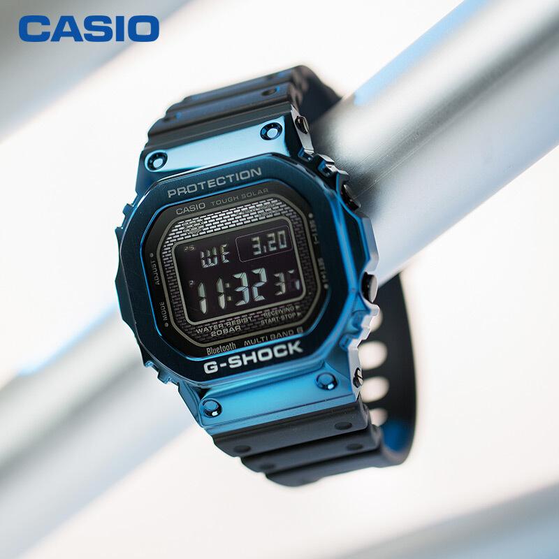 Casio Мужские полностью металлические часы Серия 49,3 мм Черные GMW-B5000G-2PR GMW-B5000G-2PR