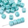 Ручная работа 10 шт. DIY бисерный браслет ожерелье материал керамические украшения аксессуары свободные бусины креативные серьги изготовление квадратных бусин 6 мм аксессуары