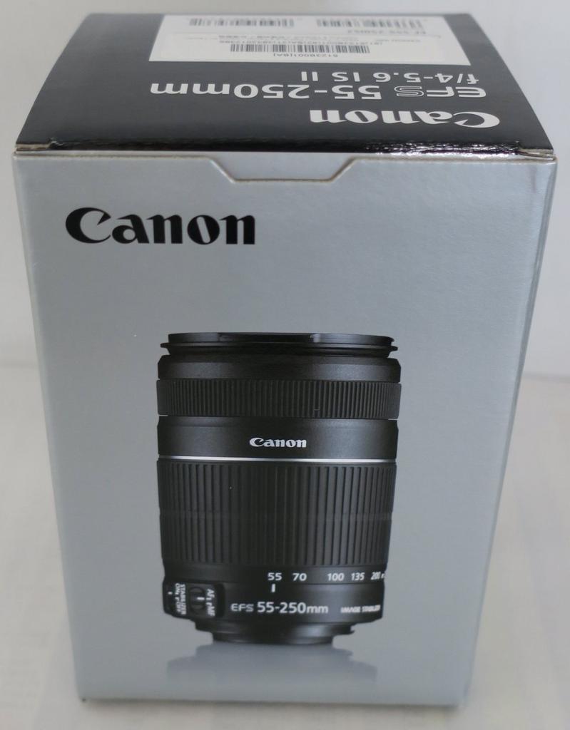 Canon Telephoto Zoom Lens EF-S55-250mm F4-5.6 IS II APS-C Compatible