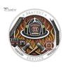 1 Pc/3 Pcs/5 Pcs Firefighter Souvenir Coin Fireman Rescue Department Souvenir Coin Lightweight Firefighter Collectible Coin for Boss Day Employee