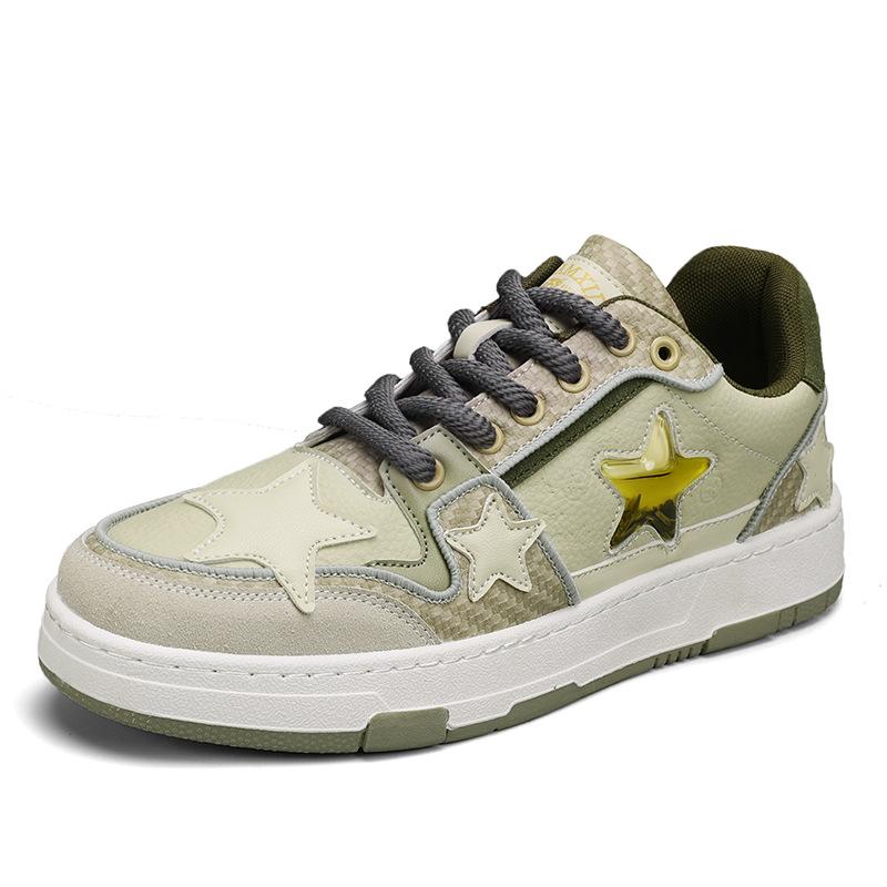 Мода Модная обувь для мужчин Теннис Ретро Звезда Панк Парная обувь Хип-хоп Скейтборд Обувь Мужские кроссовки Спорт на открытом воздухе Повседневные кроссовки