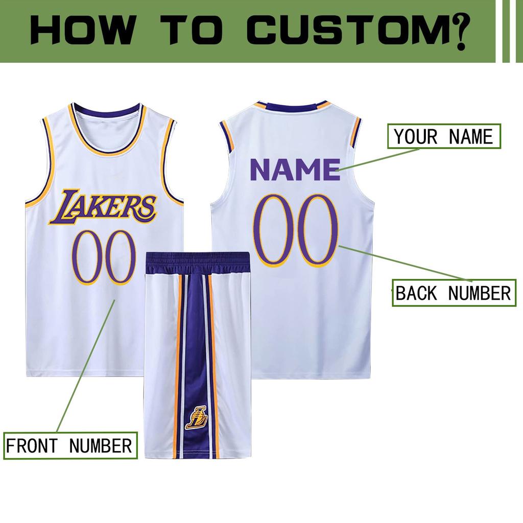 Basketball Name/NumberCustom Clothes Mans Basketball Suit Classic Tops + Pants Basketball Jerseys Suit Set