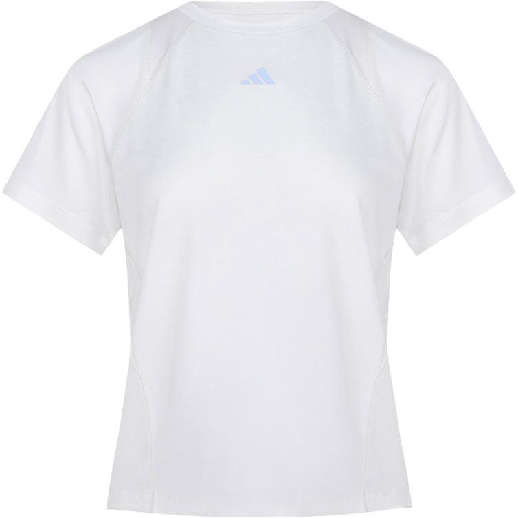 adidas Спортивная Повседневная Полосатая Футболка с Коротким Рукавом Женские Топы IA6099