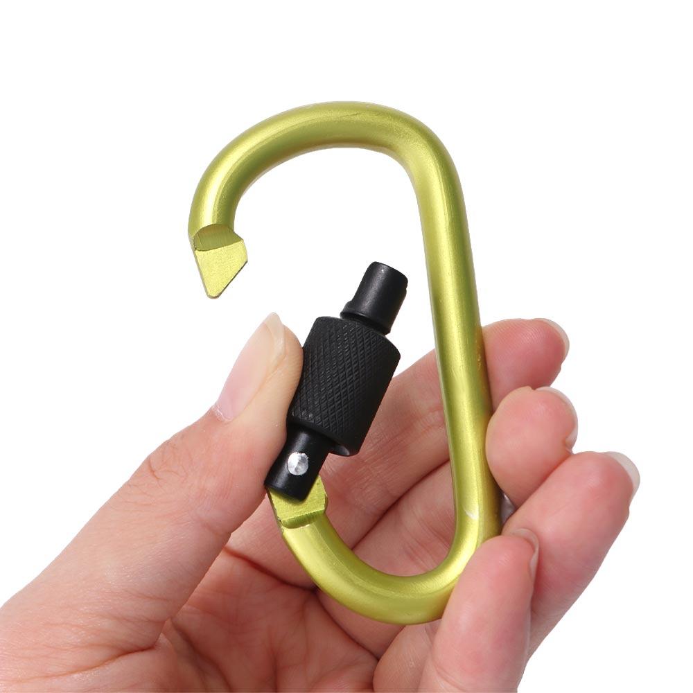 Key Holder D Shape Carabiners Tourist Hooks Carabiner Clip Fishing Carbin Buckle Water Cup Buckle