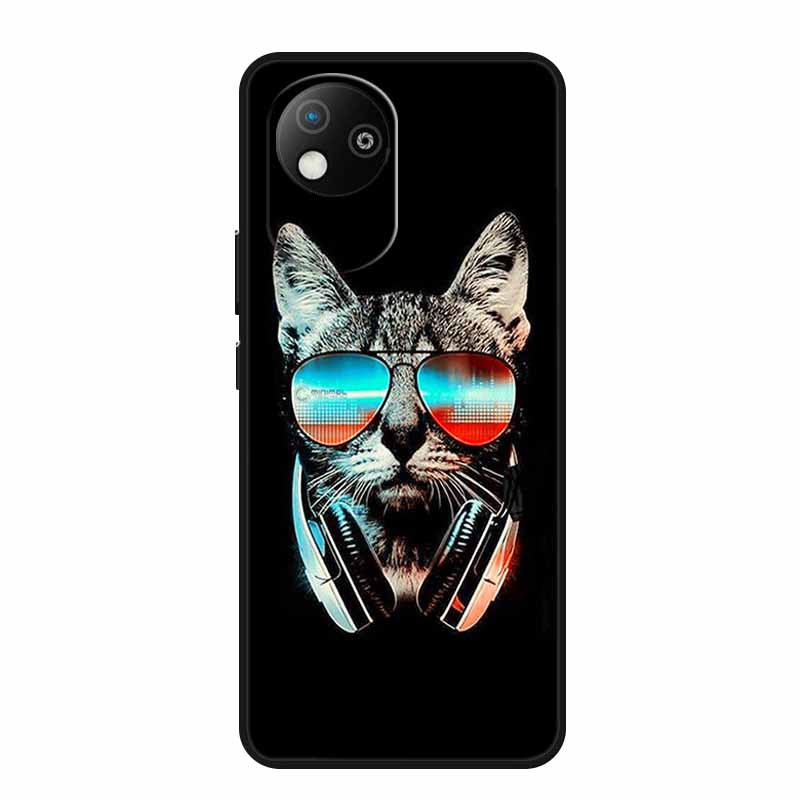 Чехол для ZTE BLADE A35 Lite Животные Мягкий Силикон ТПУ Чехлы для Телефона Задняя Крышка для ZTE BLADE A35Lite Ударопрочный Защитник Новый Capa
