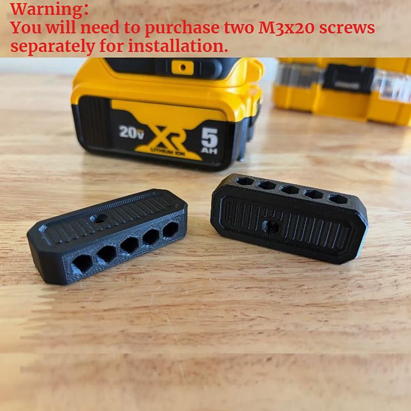 Magnetic Drill Bit Holder 5/10PCS Anti-drop Portable Bit Storage Case for Electric Power Tool Woodworking Use