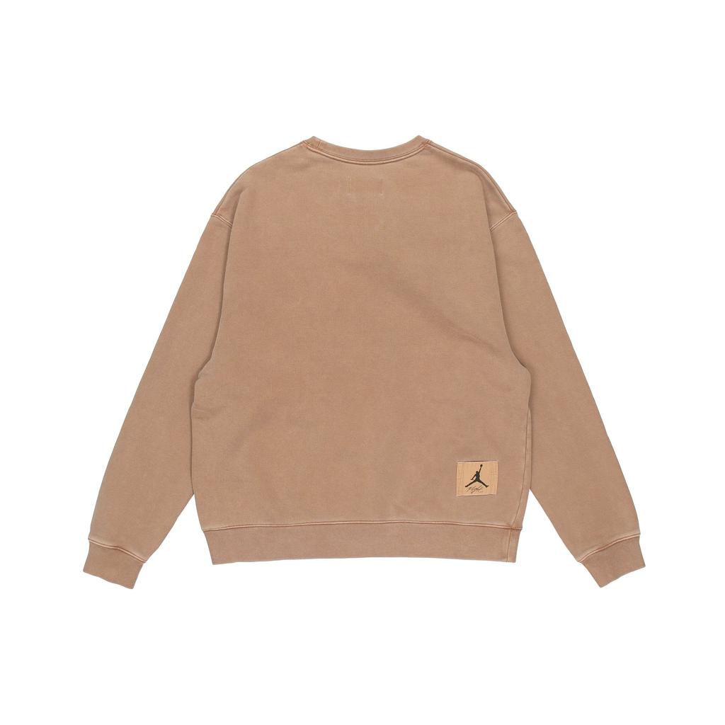 Jordan Embroidered Logo Sport Knit Pullover Crewneck Sweatshirt Men Tops Camel DO2308-256