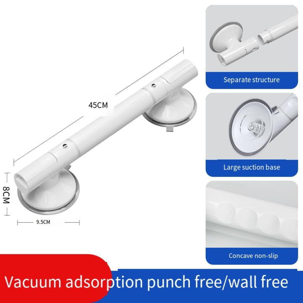 Anti-slip Shower Bathtubs Handle No Drill Suction Cup Door Handle  For Children Pregnant Women
