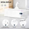 10Pcs Plastic Label Holder Snapon Lockon Plastic Hang Tag High Quality Sign Card Holder  Wire Shelf