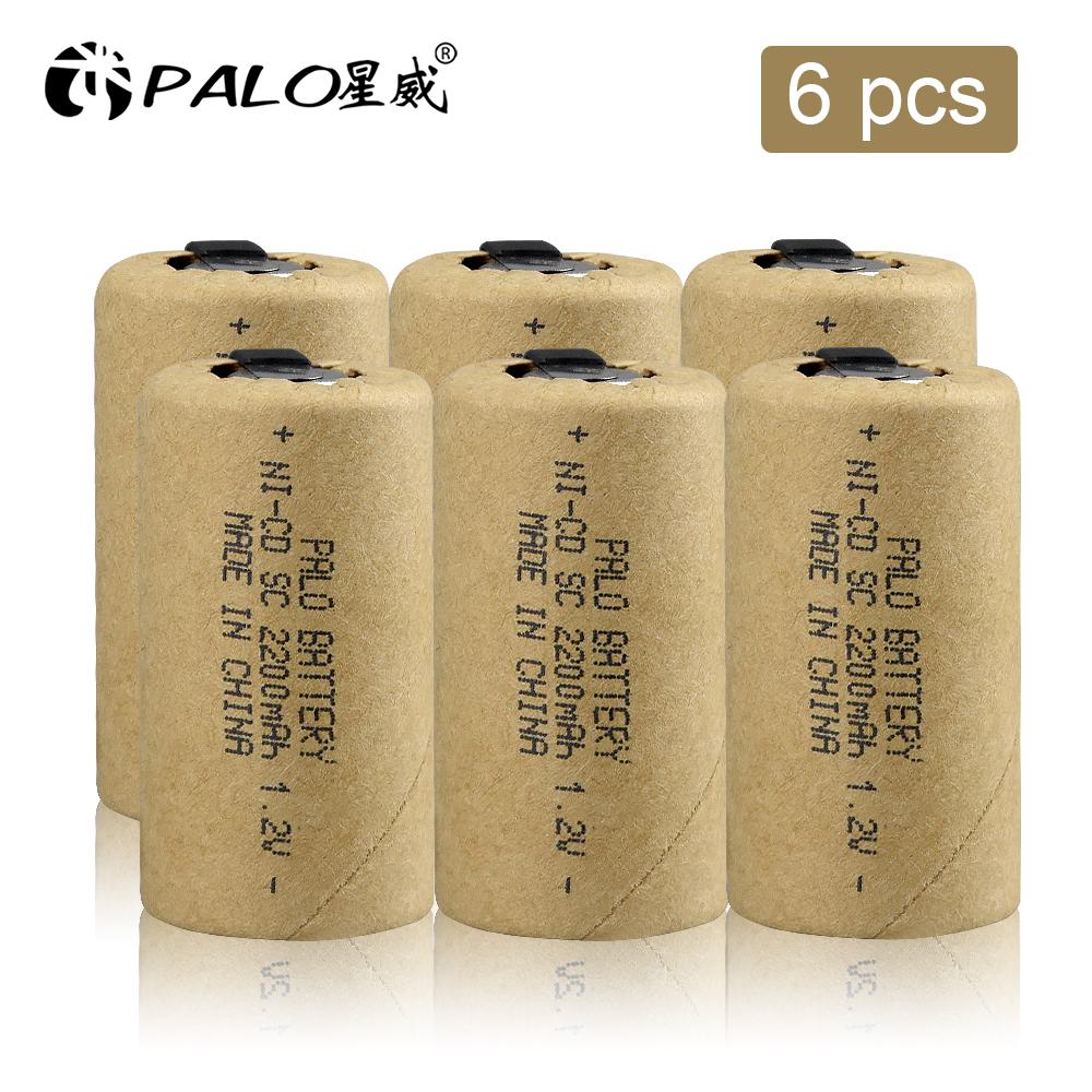 SC 2200 мАч 1,2 В Аккумуляторная батарея 1,2 В Sub C NI-CD элемент со сварочными выступами Электрическая дрель Отвертка Без батареи в сборе