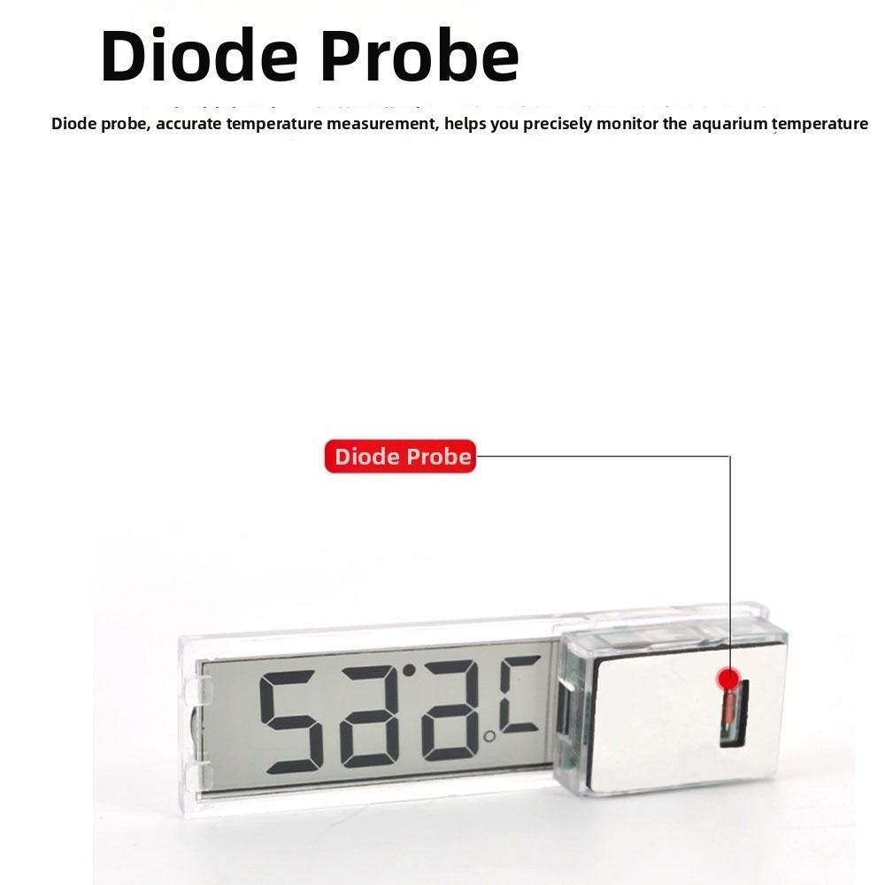 Электронный аквариумный термометр Водонепроницаемый измеритель температуры воды Мониторинг аквариума