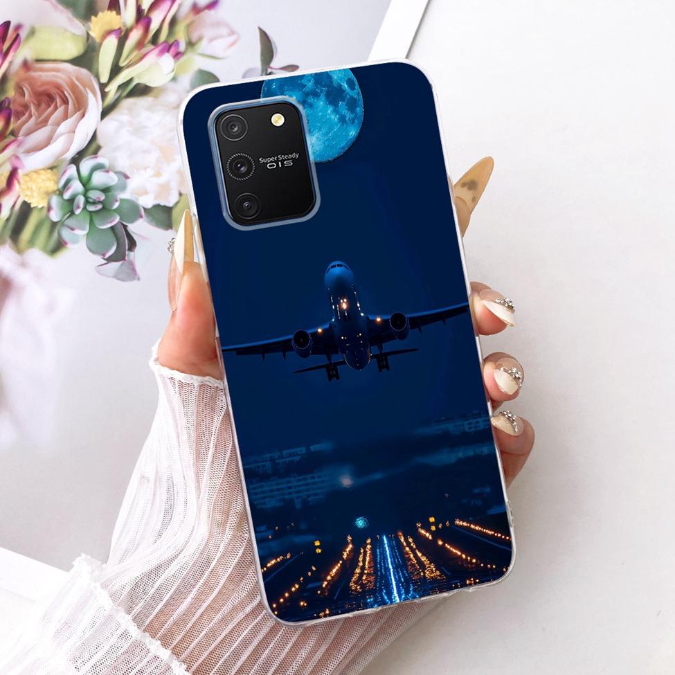 Clear For Samsung S10 Lite Case Cute Fashion Butterfly Funny Painted Casing For Samsung Galaxy S10 Lite SM-G770F SM-G770U1 Cover