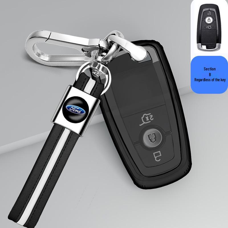 Чехол для ключа Ford Focus для Mondeo, Everest, Ecosport, Ranger - Прозрачный чехол для мужчин и женщин