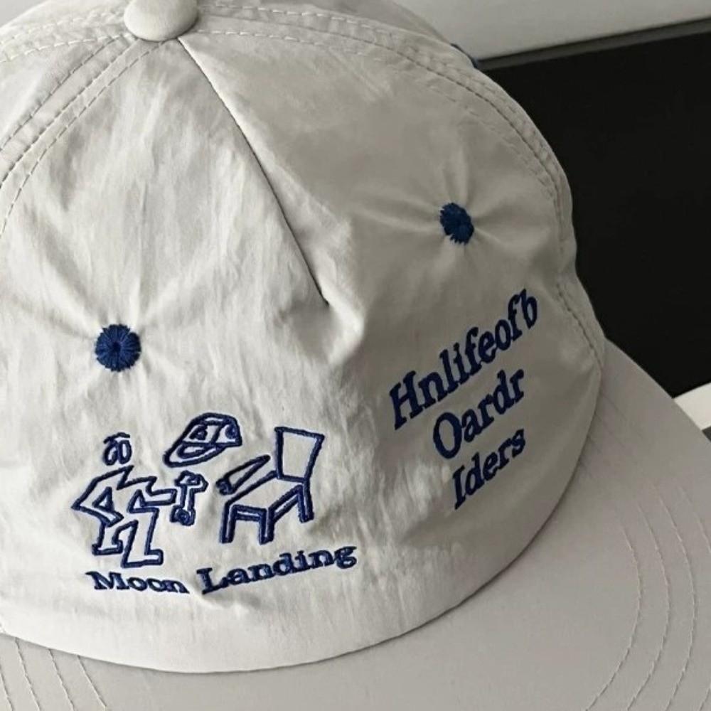 Peaked Design Flat Brim Peaked Cap Quick-Drying Quick-Drying Visor Hat For Men