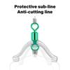 10/20Pcs 8 Shaped Rings Contactor Fishing Line Bifurcation Swivels Subline Splitter Anti Entanglements Fishing Tackle