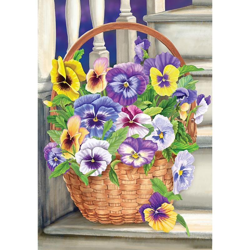 Полный круглый алмазная живопись из смолы, цветок, 5D DIY, алмазная вышивка, пейзаж, вышивка крестом, картина со стразами, настенное искусство