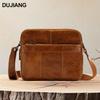 Мужская сумка кроссбоди через плечо из натуральной кожи - Повседневная для поездок на работу, Высококачественная из коровьей кожи верхнего слоя