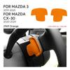 2 шт. Верхняя замшевая накладка LHD RHD Наклейка Для Mazda 3 BP Axela CX30 CX-30 2024 2025 Автомобильный подрулевой переключатель