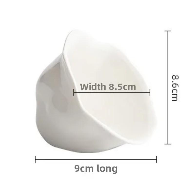 Белая керамическая миска Десертные миски Блюдо для дим-самов Миски для соуса Тарелка для закусок Салатник Обеденные тарелки Фруктовая тарелка Блюдо для сашими Форма для торта
