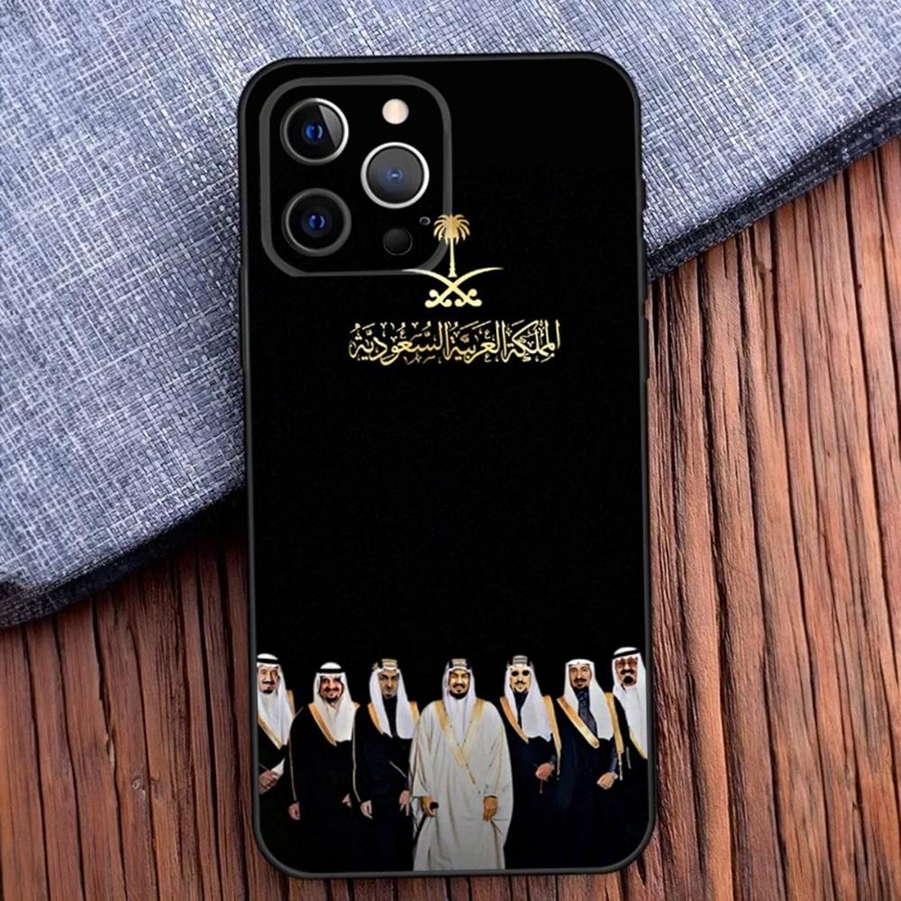 Чехол для телефона Салман из Саудовской Аравии для iPhone 16,15,14,13,12,11,Pro,X,XS,Max,XR,Plus,Mini Мягкий черный чехол