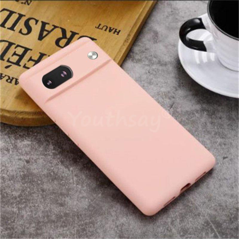 Для Google Pixel 8A жидкий силиконовый чехол Pixel 8A чехол Fundas Coque мягкий защитный чехол TPU Google Pixel 8A 7A 6A 8 7 6 Pro