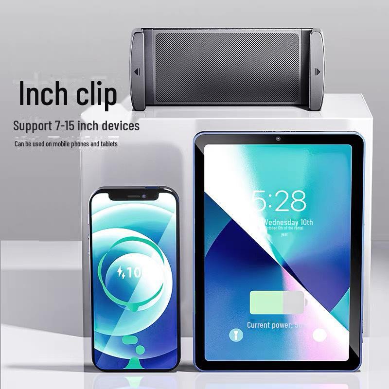 Универсальный автомобильный держатель для планшета и телефона на приборную панель и подголовник заднего сиденья