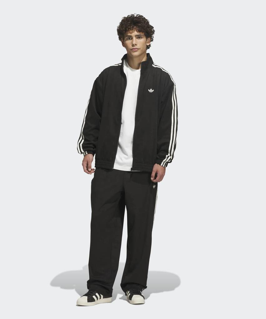Adidas Skateboarding Vintage Super Firebird Track Top - Black:Cream White / Ks9189