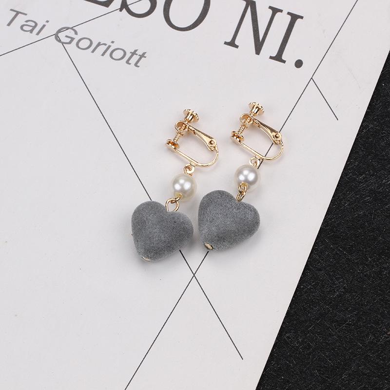 Асимметричные серьги-клипсы Velvet Love с жемчугом для женщин — пирсинг не требуется