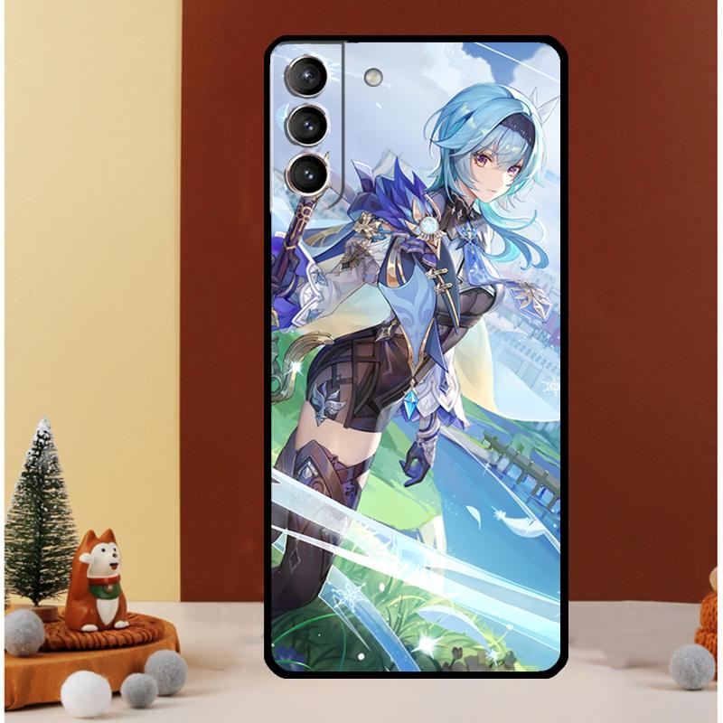 Чехол Genshin Impact Eula для Samsung Galaxy S25 S26 Ultra S20 S21 S22 S23 S24 Ultra S10 Plus S25 FE Чехол Funda