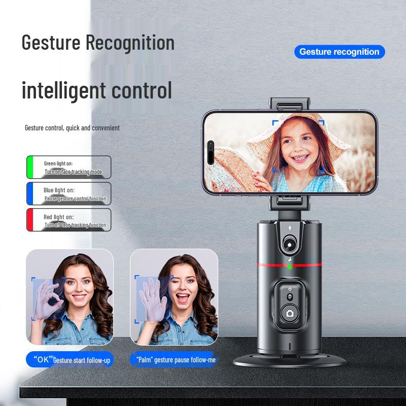 P02 Smart AI Face-Tracking Gimbal Phone Holder for Live Streaming & Panoramic Shots