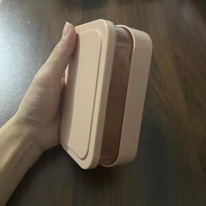 1PC Drainage soap storage rack bathroom soap box without punching toilet bathroom travel soap box