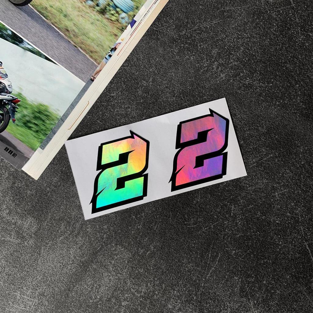 Белые светоотражающие наклейки JDM для автомобиля, водонепроницаемые декоративные чехлы для мотоциклов