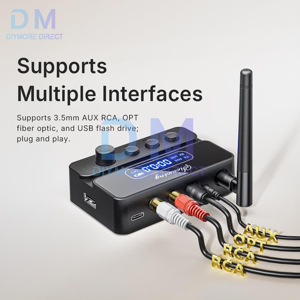 DC5V Bluetooth 5.3 Приемник и Передатчик S3 Combo Эмиттер, Высококачественная Передача Аудио Аудиоадаптер